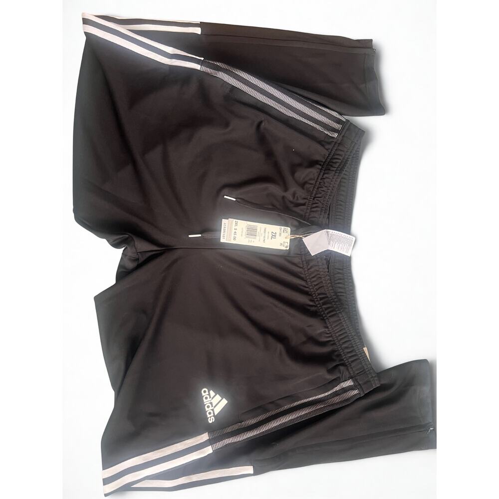 Adidas men 2XL aero ready soccer pants black/white new with tags